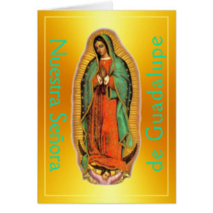 Cartão Nuestra Señora de Guadalupe