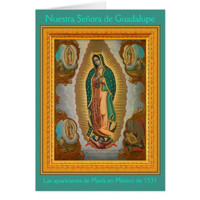 Cartão Nuestra Señora de Guadalupe (Frente)