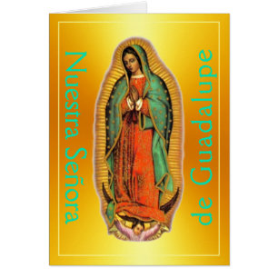 Cartão Nuestra Señora de Guadalupe