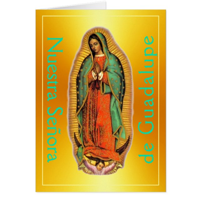 Cartão Nuestra Señora de Guadalupe (Frente)