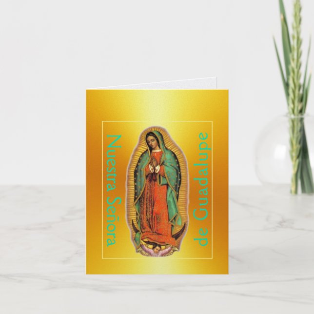 Cartão Nuestra Señora de Guadalupe (Frente)