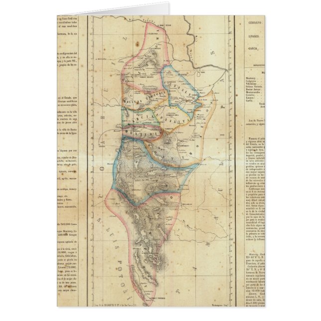 Cartão Nuevo Leon, México (Frente)