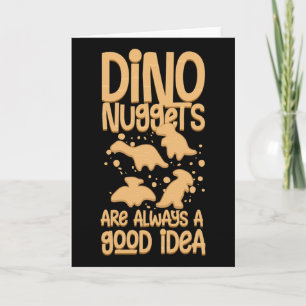 Cartão Nuggets de Frango Dino Dinosaur Nugs Vegetariano E