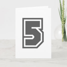 Cartão Número 5