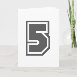 Cartão Número 5