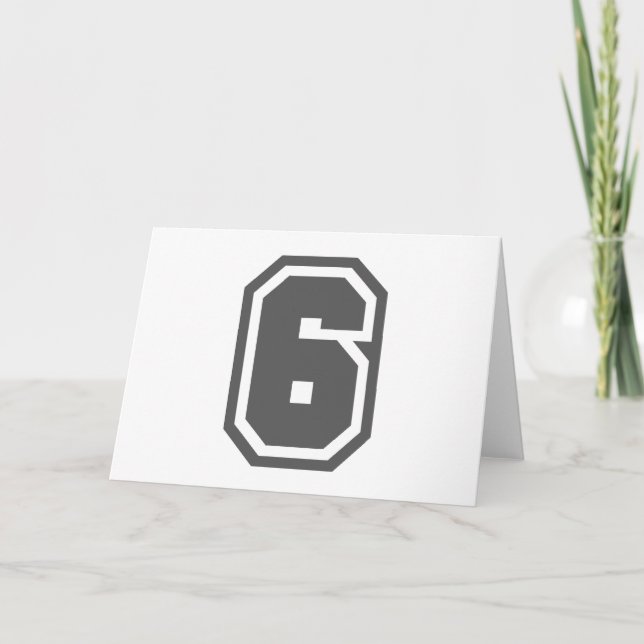 Cartão Número 6 (Frente)