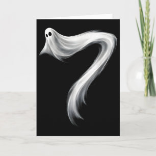 Cartão Número 7 Fantasma Divertido Seis Sete 67 Meme de H