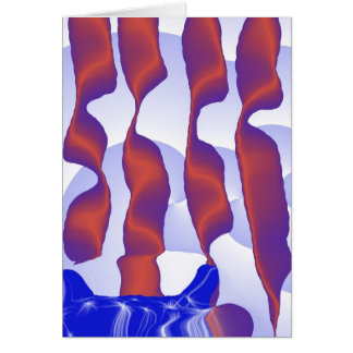 Cartão número branco e azul vermelho três