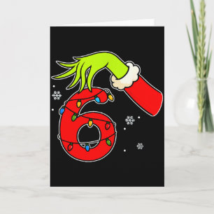 Cartão Número Divertido 6 Natal 67 Seis Sete Meme Xmas Ho