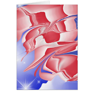 Cartão número dois branco e azul vermelho