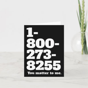 Cartão Número Hotline Suicida Sensibilização Para A Saúde
