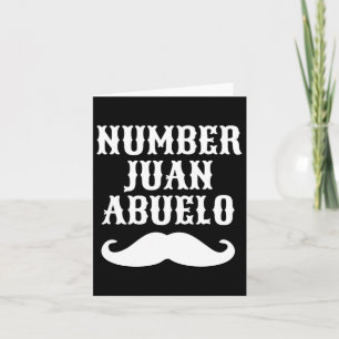 Cartão Número Juan Abuelo, Espanhol, Ofertas do Melhor Pa