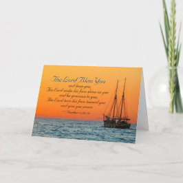 Cartão Números 6 24-26 O Senhor abençoa-te e mantém-te