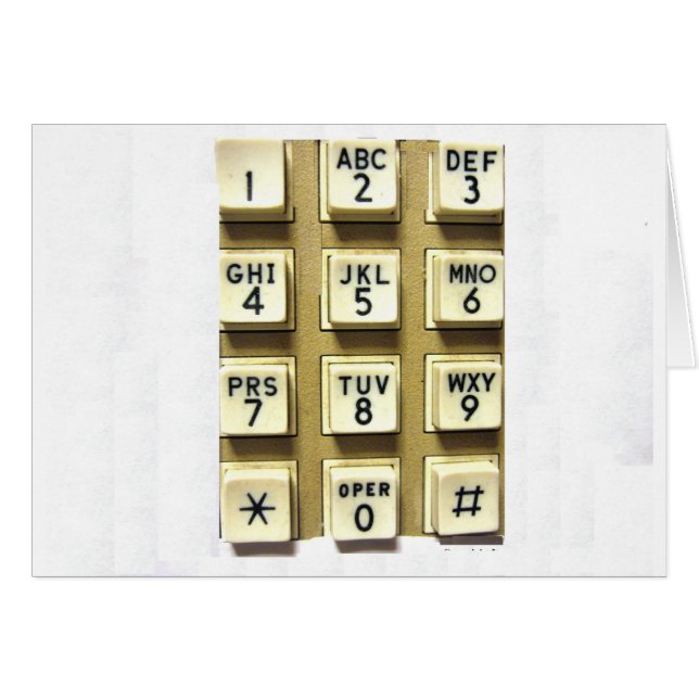 Cartão Números de telefone (Frente Horizontal)