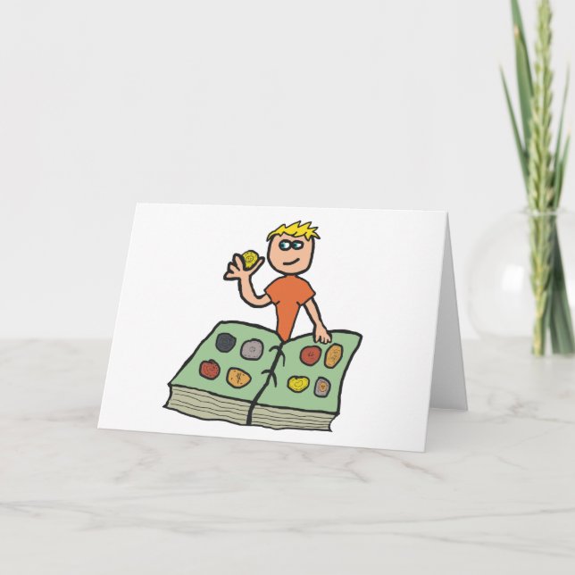 Cartão Numismatista de Coleta de Moedas (Frente)