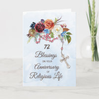 Nun 72º Aniversário da Vida Religiosa com Rosário