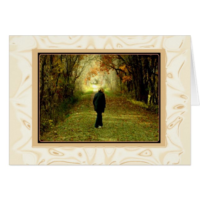 Cartão Nunca apenas (Frente Horizontal)