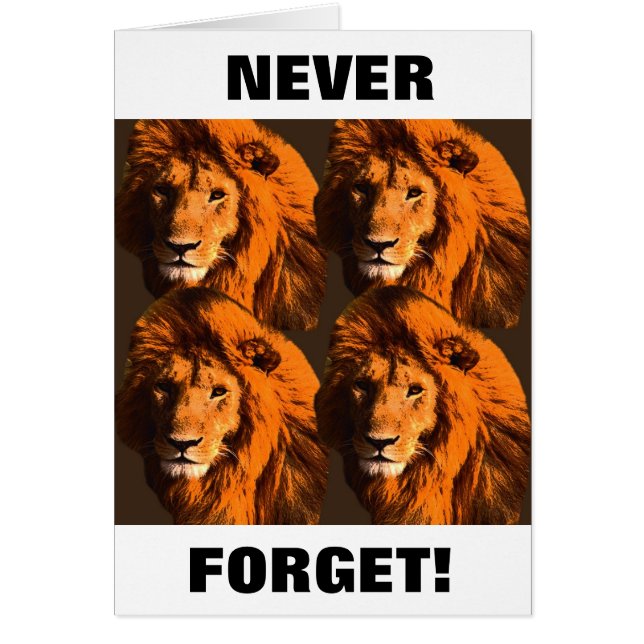 CARTÃO NUNCA ESQUEÇA! (Frente)