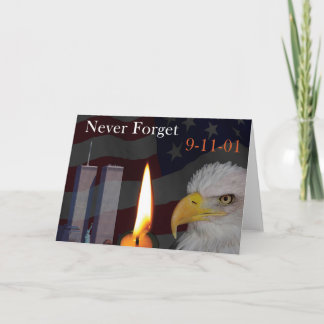 Cartão Nunca Esqueça 9-11-01