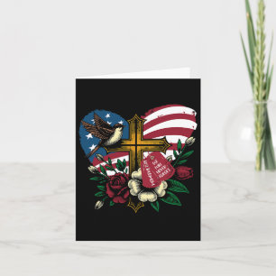 Cartão Nunca Esqueceremos o Dia da Memória da Bandeira Am
