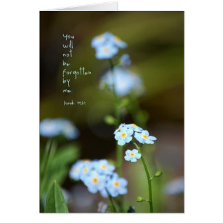 Cartão Nunca esquecido