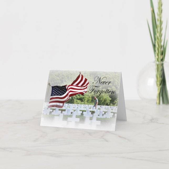 Cartão Nunca Esquecido - Lembrança (Frente)