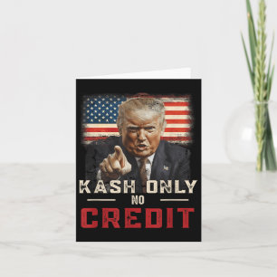 Cartão Nur Kash No Credit Donald Trump