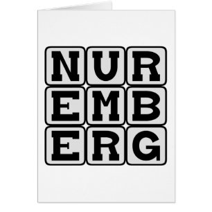 Cartão Nuremberga, Cidade da Alemanha
