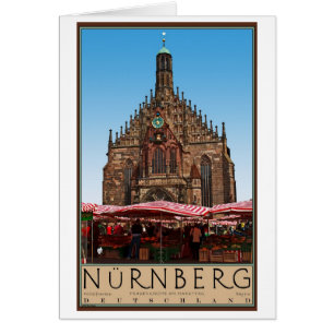 Cartão Nuremberga - Frauenkirche