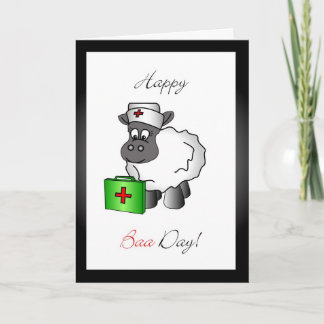 Cartão Nurse birthday greeting card