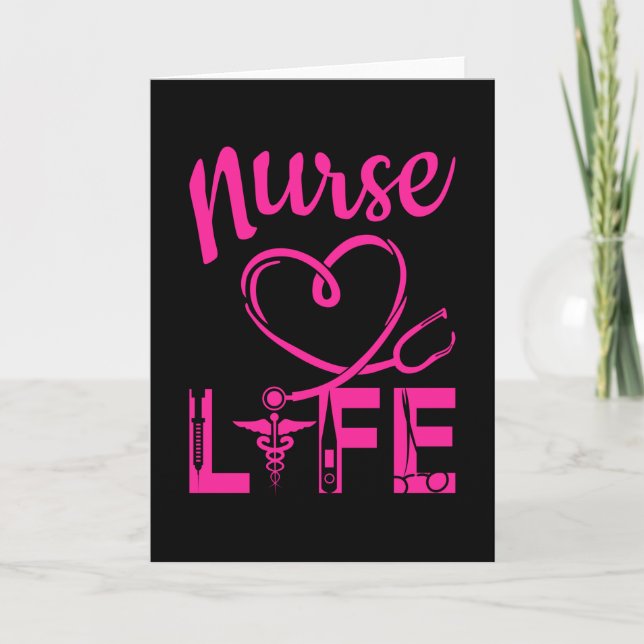 Cartão Nurse Doctor Hospital Nursing Medicine Love Gift (Frente)