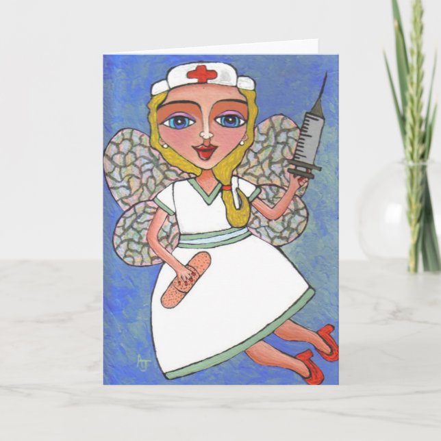 Cartão Nurse Fairy - greeting card (Frente)
