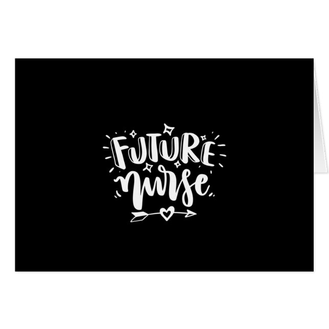 Cartão Nurse Gift Future Nurse (Frente Horizontal)