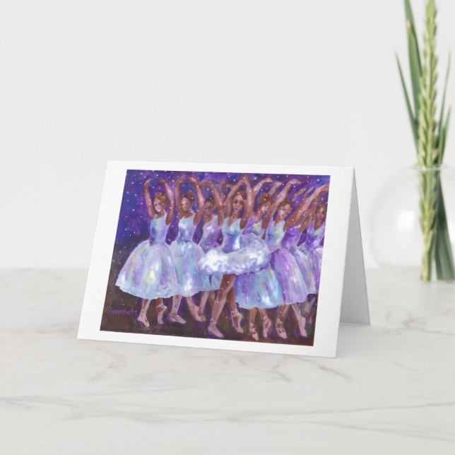 Cartão Nutcracker Snow Queen (Frente)