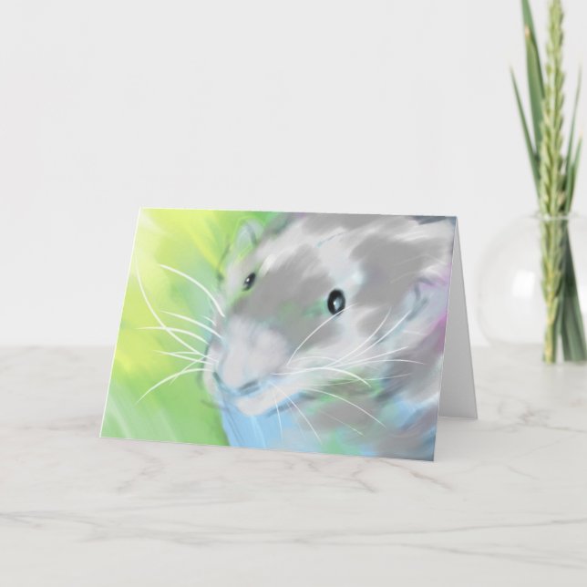 Cartão "Nutmeg" Blank Greeting Card (Frente)