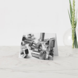 Cartão Nuts and Bolts Note Card