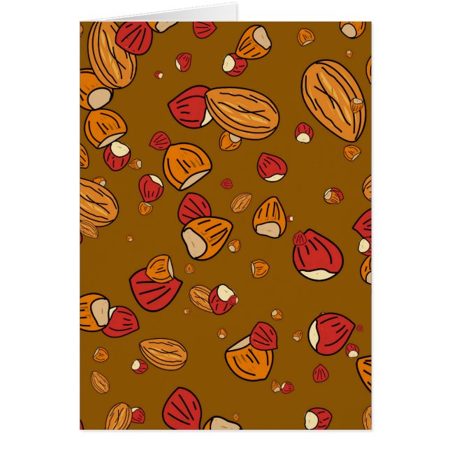 Cartão Nutty Wallpaper (Frente)