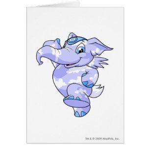 Cartão Nuvem de Elephante