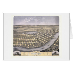 Cartão Nuvem do santo, mapa panorâmico do manganês - 18