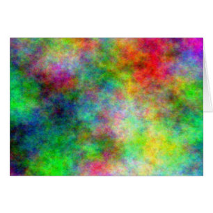 Cartão Nuvens Coloridas