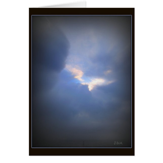 Cartão Nuvens de Tempestade (Frente)