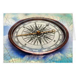 Cartão Nuvens do compasso