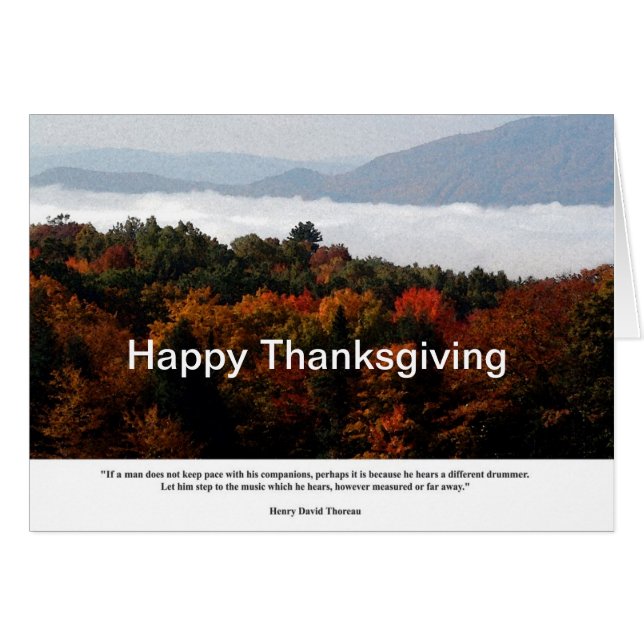 Cartão Nuvens do Vale do Rio Baker - Tambor Diferente de  (Frente Horizontal)