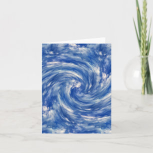 Cartão Nuvens girando......