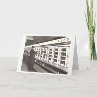 Cartão NYC Automat Photo by Berenice Abbott Card