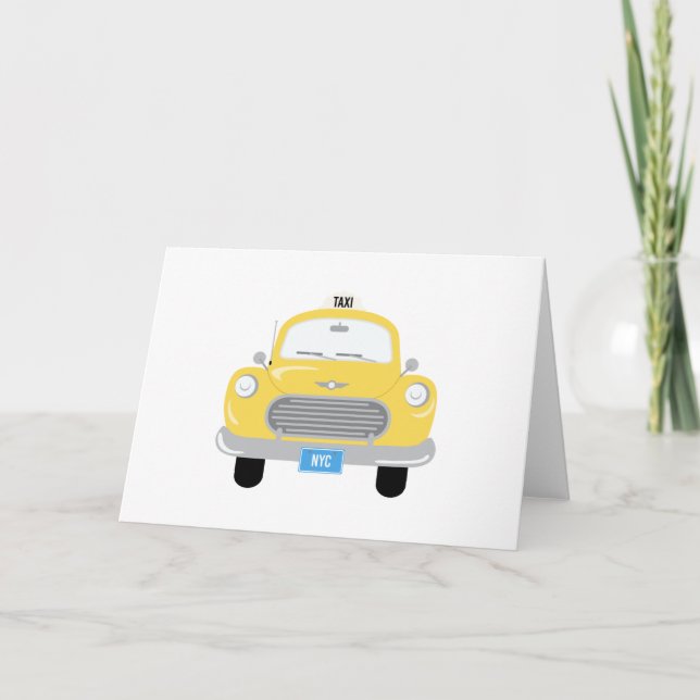 Cartão NYC Taxi (Frente)