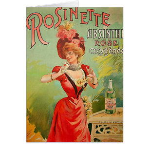 Cartão O absinto 1823 de Rosinette