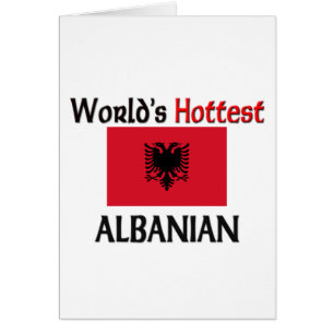 Cartão O albanês o mais quente do mundo