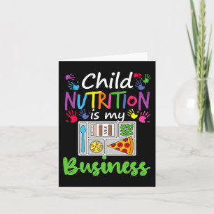 Cartão O Almoço De Café, Lady Nutrição Infantil, É Meu Ne