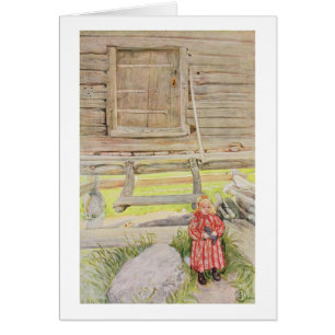 Cartão O alojamento velho, de um portfol comercialmente